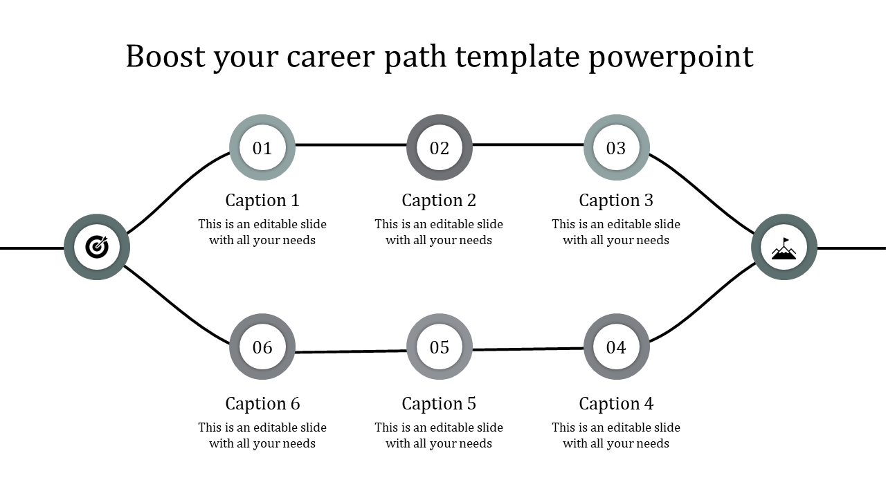 Download Unlimited Career Path Template PowerPoint